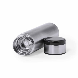 THERMOS IN ACCIAIO C/TERMOMETRO TOUCHSCREEN, 420ml,PARETE DOPPIA