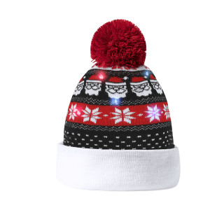 CAPPELLINO CON MOTIVO NATALIZIO 6 LED