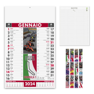 CALENDARIO ILLUSTRATO CORSE cm. 29x47