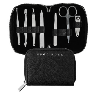 HUGO BOSS SET COMPLETO PER MANICURE IN PU 9x12x2,5 cm